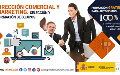 FORMACIÓN 100% SUBVENCIONADA, APRENDE DIRECCIÓN COMERCIAL Y MARKETING PARA MEJORAR TU NEGOCIO.